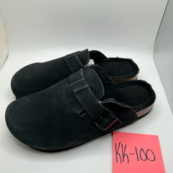 CUSHIONAIRE Women's Hana Cork footbed clog with Faux Fur lining, and +Comfort 9 - Picture 3 of 7